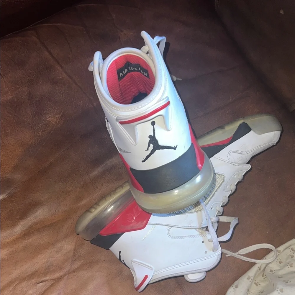 Nike Jordan Son of Mars Red High-Top Sneakers - Picture 5 of 5